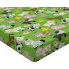 Ambesonne Floral Art Fitted Sheet Set, Modern Scandi Flowers Leaves on Tartan Plaid Back Butterfly Valentine, 2 Pack Comfortable Bedding All-Round Elastic Pocket, Twin Size, Blush White Grey Pink(Lime Green)