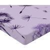 Ambesonne Floral Art Fitted Sheet Set, Modern Scandi Flowers Leaves on Tartan Plaid Back Butterfly Valentine, 2 Pack Comfortable Bedding All-Round Elastic Pocket, Twin Size, Blush White Grey Pink(Purple Maroon)
