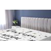 Ambesonne Floral Art Fitted Sheet Set, Modern Scandi Flowers Leaves on Tartan Plaid Back Butterfly Valentine, 2 Pack Comfortable Bedding All-Round Elastic Pocket, Twin Size, Blush White Grey Pink(Cocoa Black)
