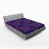 Ambesonne Floral Art Fitted Sheet Set, Modern Scandi Flowers Leaves on Tartan Plaid Back Butterfly Valentine, 2 Pack Comfortable Bedding All-Round Elastic Pocket, Twin Size, Blush White Grey Pink(Plum Blue)