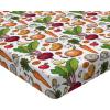 Ambesonne Floral Art Fitted Sheet Set, Modern Scandi Flowers Leaves on Tartan Plaid Back Butterfly Valentine, 2 Pack Comfortable Bedding All-Round Elastic Pocket, Twin Size, Blush White Grey Pink(Orange Green)