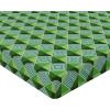 Ambesonne Floral Art Fitted Sheet Set, Modern Scandi Flowers Leaves on Tartan Plaid Back Butterfly Valentine, 2 Pack Comfortable Bedding All-Round Elastic Pocket, Twin Size, Blush White Grey Pink(Green)