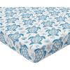 Ambesonne Floral Art Fitted Sheet Set, Modern Scandi Flowers Leaves on Tartan Plaid Back Butterfly Valentine, 2 Pack Comfortable Bedding All-Round Elastic Pocket, Twin Size, Blush White Grey Pink(White and Blue)
