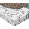 Ambesonne Floral Art Fitted Sheet Set, Modern Scandi Flowers Leaves on Tartan Plaid Back Butterfly Valentine, 2 Pack Comfortable Bedding All-Round Elastic Pocket, Twin Size, Blush White Grey Pink(Turquoise White)