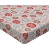 Ambesonne Floral Art Fitted Sheet Set, Modern Scandi Flowers Leaves on Tartan Plaid Back Butterfly Valentine, 2 Pack Comfortable Bedding All-Round Elastic Pocket, Twin Size, Blush White Grey Pink(Grey Ruby)