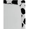 Ambesonne Floral Art Fitted Sheet Set, Modern Scandi Flowers Leaves on Tartan Plaid Back Butterfly Valentine, 2 Pack Comfortable Bedding All-Round Elastic Pocket, Twin Size, Blush White Grey Pink(Charcoal White)