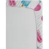 Ambesonne Floral Art Fitted Sheet Set, Modern Scandi Flowers Leaves on Tartan Plaid Back Butterfly Valentine, 2 Pack Comfortable Bedding All-Round Elastic Pocket, Twin Size, Blush White Grey Pink(Blue Yellow)