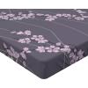 Ambesonne Floral Art Fitted Sheet Set, Modern Scandi Flowers Leaves on Tartan Plaid Back Butterfly Valentine, 2 Pack Comfortable Bedding All-Round Elastic Pocket, Twin Size, Blush White Grey Pink(Pink)