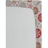Ambesonne Floral Art Fitted Sheet Set, Modern Scandi Flowers Leaves on Tartan Plaid Back Butterfly Valentine, 2 Pack Comfortable Bedding All-Round Elastic Pocket, Twin Size, Blush White Grey Pink(Grey Ruby)