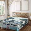 Ambesonne Floral Heart Flat Sheet, Tenderness of Romantic Garden Ivy Branches and Roses Valentines Day, Soft Comfortable Top Sheet Decorative Bedding 1 Piece, King Size, Laurel Green and Pink(Petrol Blue Pale Ruby)