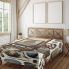 Ambesonne Floral Heart Flat Sheet, Tenderness of Romantic Garden Ivy Branches and Roses Valentines Day, Soft Comfortable Top Sheet Decorative Bedding 1 Piece, King Size, Laurel Green and Pink(Umber Dark Teal Ivory)