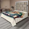 Ambesonne Floral Heart Flat Sheet, Tenderness of Romantic Garden Ivy Branches and Roses Valentines Day, Soft Comfortable Top Sheet Decorative Bedding 1 Piece, King Size, Laurel Green and Pink(Fern Green White Brown)