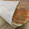 Ambesonne Marble Print Place Mats Set of 4, Unique Earthen Toned Mother Earth Natural Travertine Structures, Washable Fabric Placemats for Dining Table, Standard Size, Yellow Cinnamon
