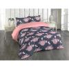 Pale Pink and Dark Indigo