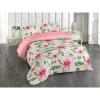 Dark Pink Rose Fern Green