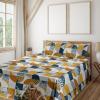 Dark Yellow Orange and Blue