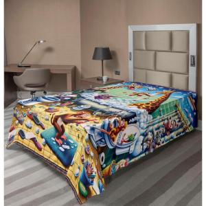 Ambesonne Floral Heart Flat Sheet, Tenderness of Romantic Garden Ivy Branches and Roses Valentines Day, Soft Comfortable Top Sheet Decorative Bedding 1 Piece, King Size, Laurel Green and Pink(Sea Green Blue and Mustard)