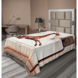 Ambesonne Floral Heart Flat Sheet, Tenderness of Romantic Garden Ivy Branches and Roses Valentines Day, Soft Comfortable Top Sheet Decorative Bedding 1 Piece, King Size, Laurel Green and Pink(Cinnamon Off White Green)