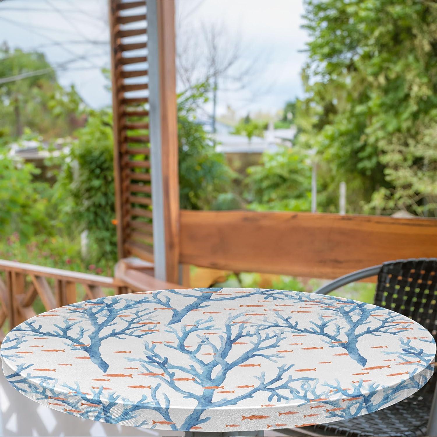 imageAmbesonne Valentine Fitted Round Tablecloth Colorful Roses and Leaves Repetitive Art on Monochrome Backdrop All Around Elastic Fabric Table Cover 56 60 Diameter Mauve Taupe and Fern GreenDark Turquoise Salmon