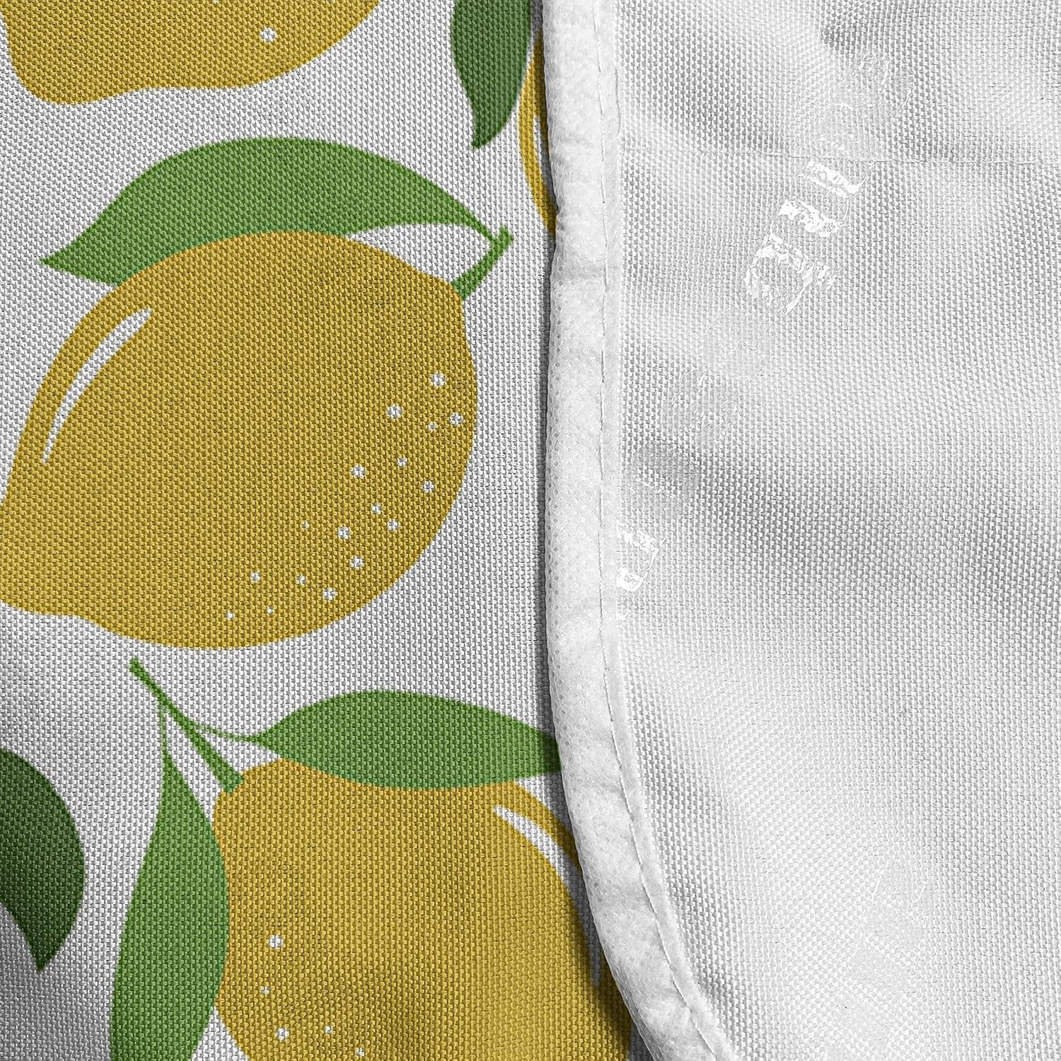 imageAmbesonne Vintage Valentine Microwave Oven Cover Hearts and Rounds on Curvilinear Lines Water Resistant Organizer with Pockets for Kitchen 36 x 12 Pale Pink PinkEarth Yellow White Green