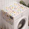 Ambesonne Happy Birthday Microwave Oven Cover, Gift Boxes Merry Christmas Wedding Valentines New Year Happy Doodle, Water Resistant Organizer with Pockets for Kitchen, 36″ x 12″, Multicolor(Multicolor)