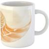 Ambesonne Valentine Mug, Rainbow Colored Heart Shapes in Watercolors Hand Drawn Romantic Illustration, Ceramic Coffee Mug Cup for Water Tea Drinks, 11 oz, Pastel Red(White Cream)