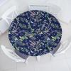 Peacock Green Navy Blue
