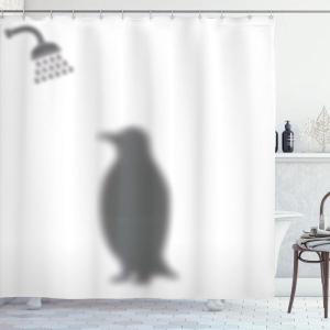 Ambesonne Cat Shower Curtain, Rich Queen Kitty Character on Money Boss Lady Animal Funny Cartoon, Cloth Fabric Bathroom Decor Set with Hooks, 69″ W x 70″ L, Cream Hunter Green and Orange(Grey and White)