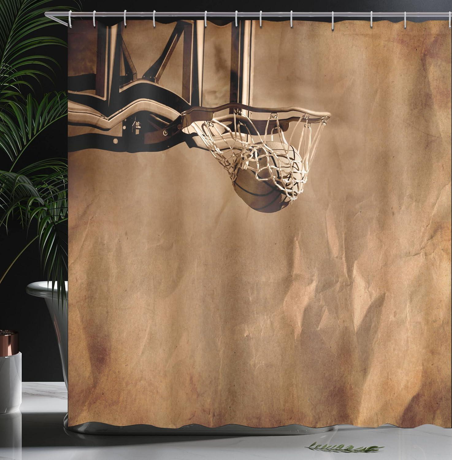 imageAmbesonne Hello Shower Curtain Romantic and Message in a Pastel Colored Speech Balloon Hand Drawn Dots Cloth Fabric Bathroom Decor Set with Hooks 69 W x 70 L AzureSepia