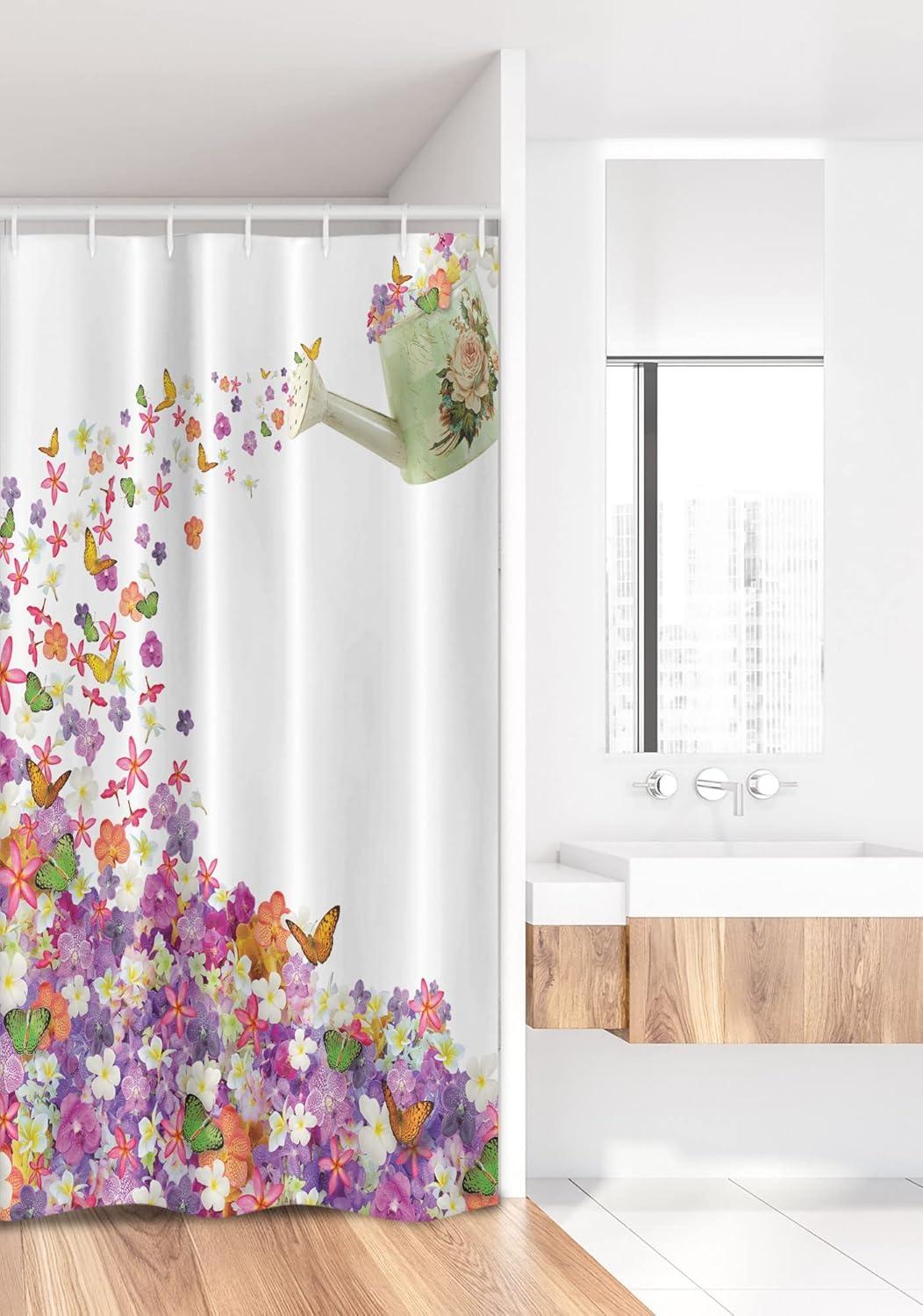 imageAmbesonne Hello Shower Curtain Romantic and Message in a Pastel Colored Speech Balloon Hand Drawn Dots Cloth Fabric Bathroom Decor Set with Hooks 69 W x 70 L AzureGreen Yellow