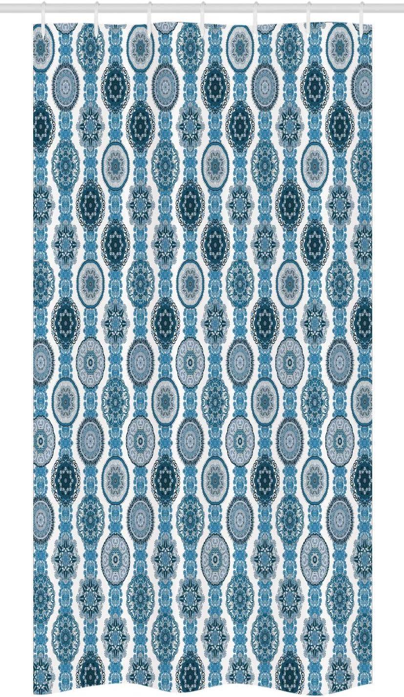 imageAmbesonne Hello Shower Curtain Romantic and Message in a Pastel Colored Speech Balloon Hand Drawn Dots Cloth Fabric Bathroom Decor Set with Hooks 69 W x 70 L AzureSky Blue Petrol Blue
