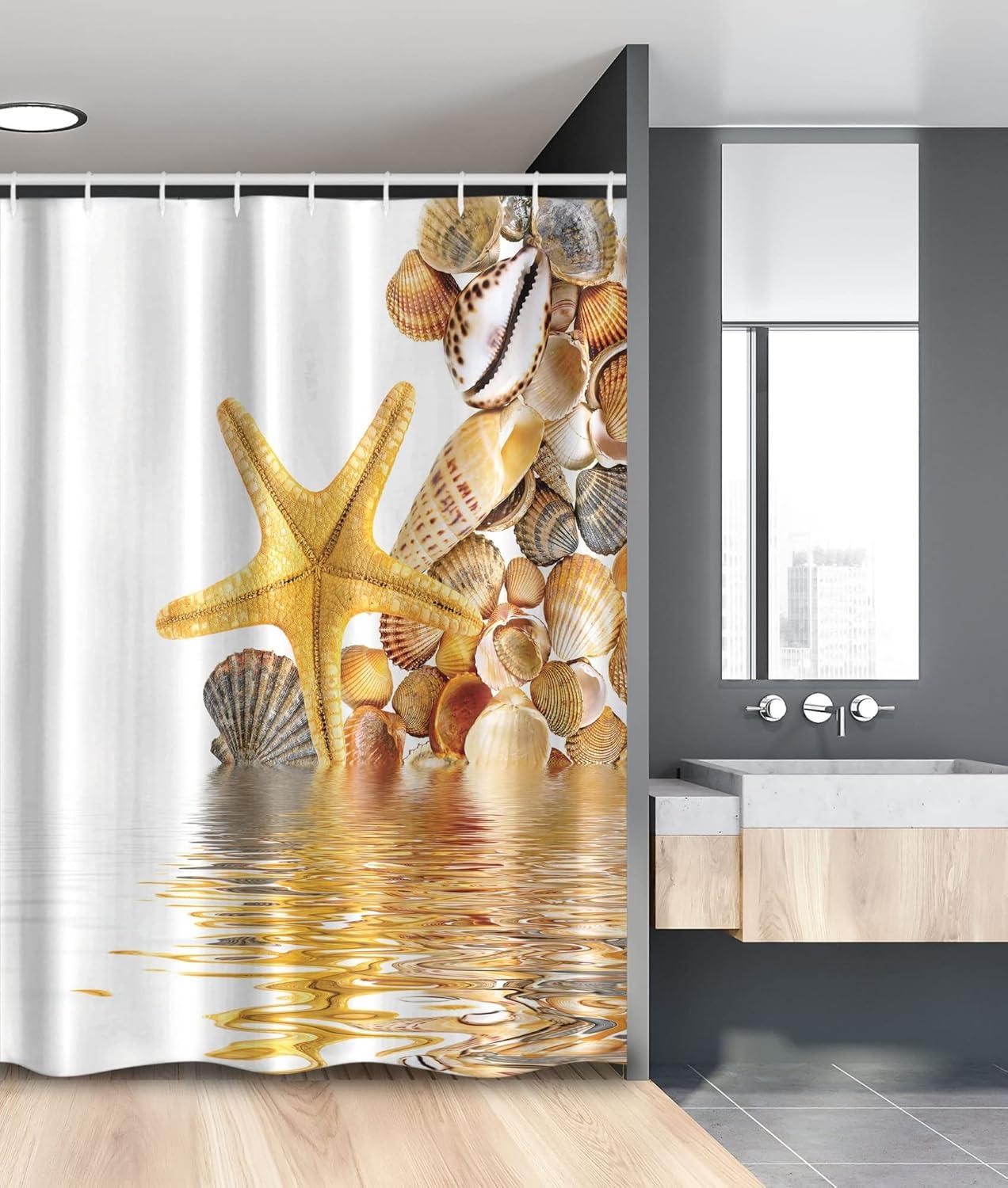 imageAmbesonne Hello Shower Curtain Romantic and Message in a Pastel Colored Speech Balloon Hand Drawn Dots Cloth Fabric Bathroom Decor Set with Hooks 69 W x 70 L AzureEarth Yellow Cream