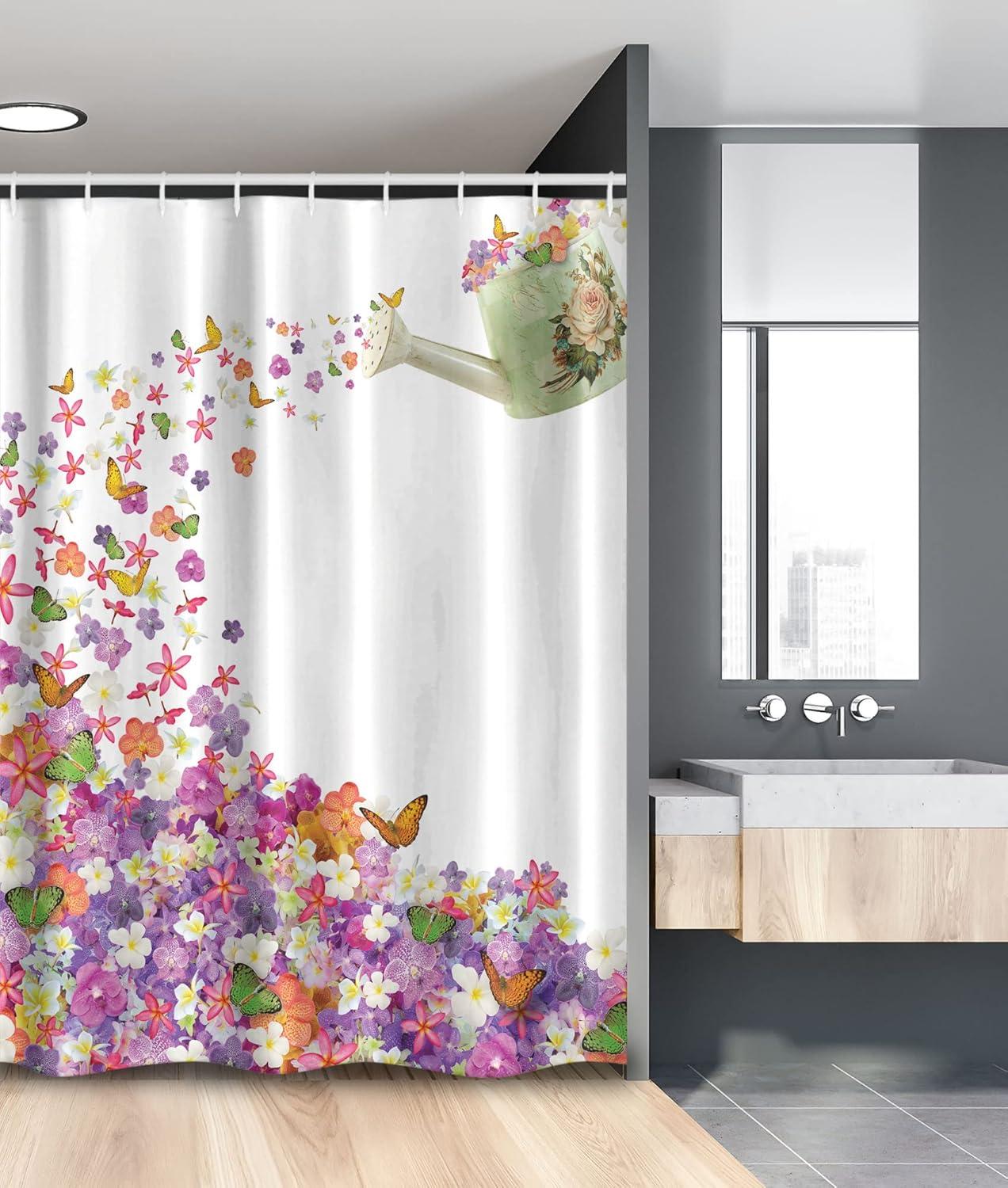 imageAmbesonne Hello Shower Curtain Romantic and Message in a Pastel Colored Speech Balloon Hand Drawn Dots Cloth Fabric Bathroom Decor Set with Hooks 69 W x 70 L AzureGreen Yellow