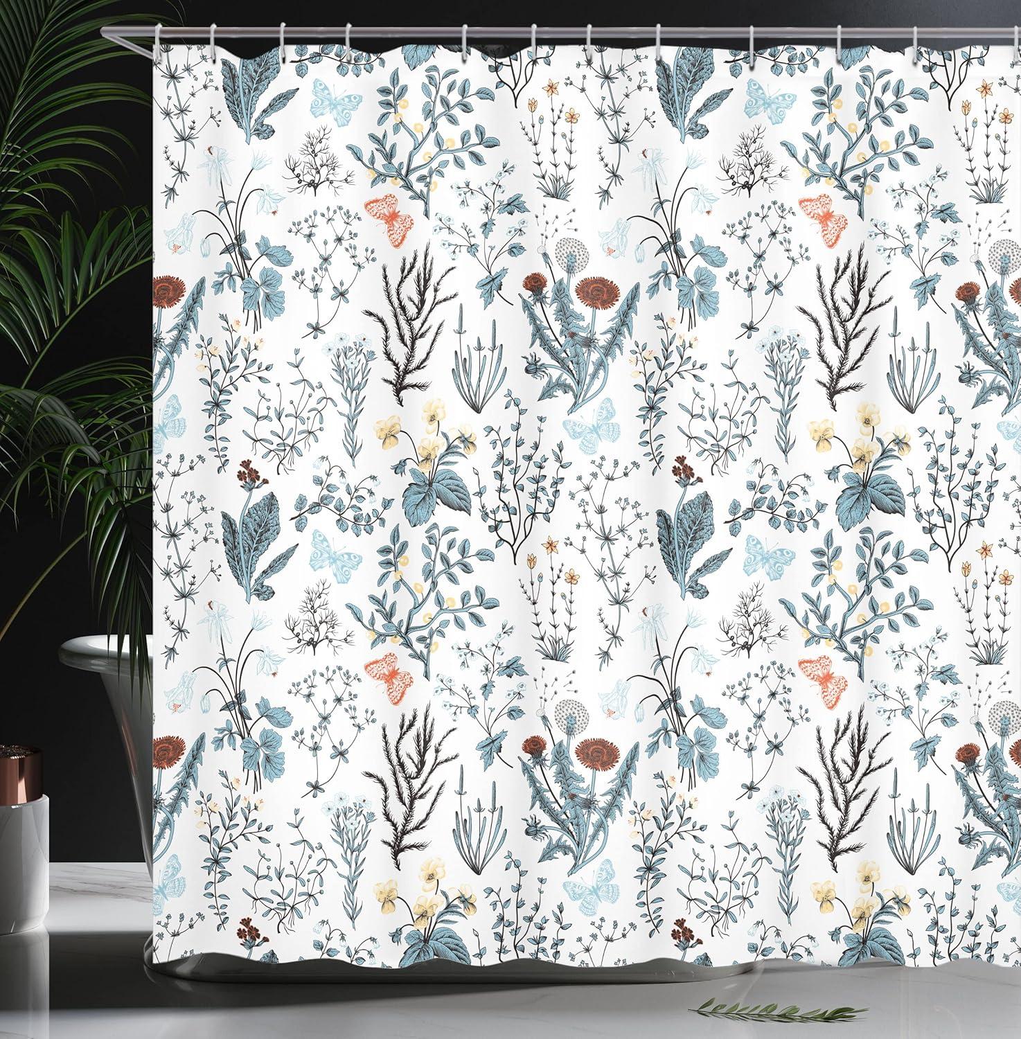 imageAmbesonne Hello Shower Curtain Romantic and Message in a Pastel Colored Speech Balloon Hand Drawn Dots Cloth Fabric Bathroom Decor Set with Hooks 69 W x 70 L AzureRedwood