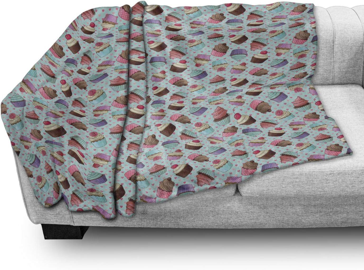 imageAmbesonne Aunt Gift Blanket Custom Best Auntie Present for Birthday amp Christmas from Niece Nephew Flannel Fleece Bed amp Throw Cover Filled with Appreciation Love Words 50 x 70 Jade GreenMulticolor