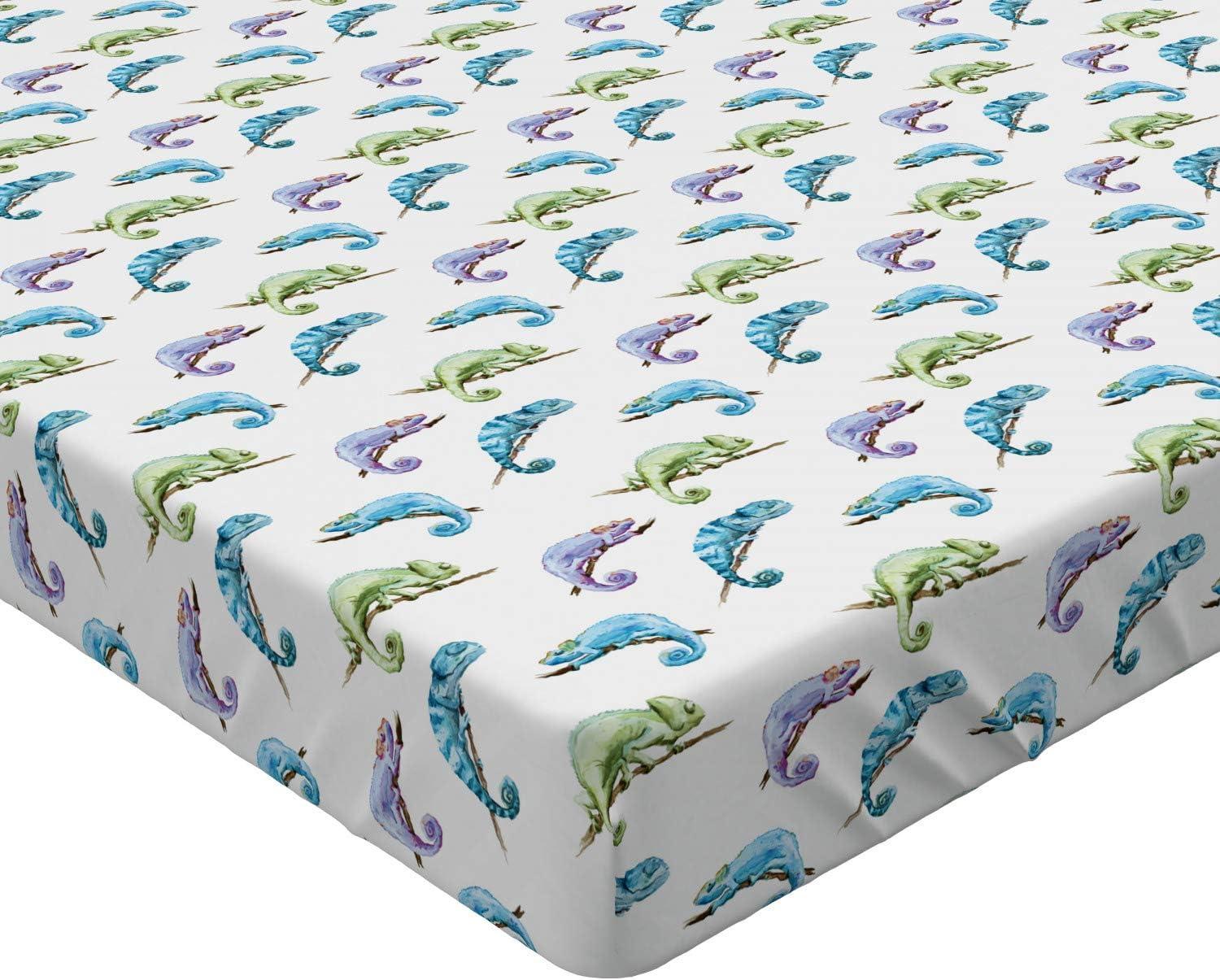 imageAmbesonne Christmas Fitted Sheet Merry Christmas Lettering on an Abstract Modern Snowflake Dot Pattern Soft Decorative Fabric Bedding AllRound Elastic Pocket Queen Size Charcoal BeigeAqua Mint
