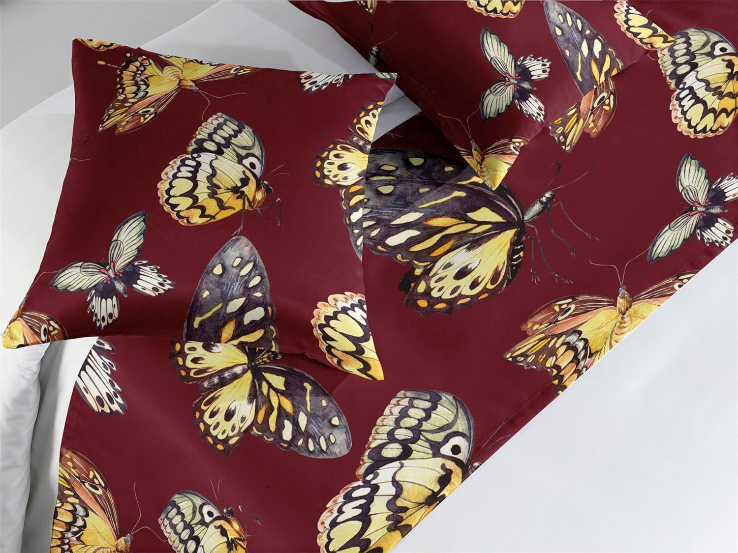 imageAmbesonne Christmas Floral Bed Runner Set Simple Design Botany Pattern Winter Rabbits Snowflakes Circles Decorative Bedding Scarf and a Pillow Sham for Hotels Homes Twin Dark Sea Green WhiteMustard Burgundy and Grey