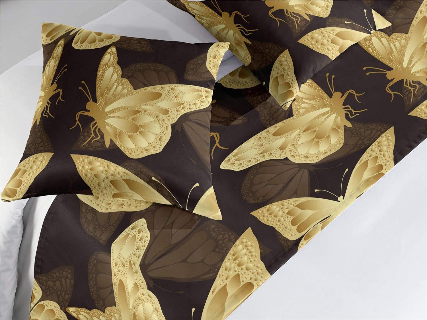 imageAmbesonne Christmas Floral Bed Runner Set Simple Design Botany Pattern Winter Rabbits Snowflakes Circles Decorative Bedding Scarf and a Pillow Sham for Hotels Homes Twin Dark Sea Green WhiteMustard Brown