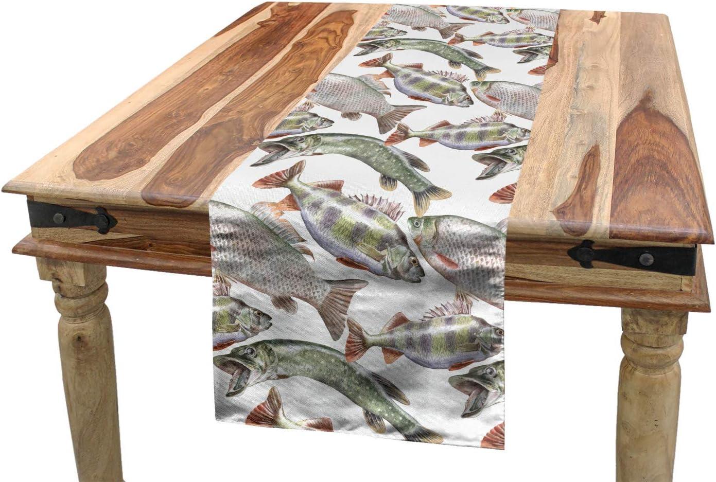 imageAmbesonne Horses Table Runner amp Placemats Classic Swedish Dalecarlian Coral Azure Blue Animals and Green Floral Arrangement Set for Dining Table Decor Placemat 4 pcs Runner 16x72 Blue BurgundyMauve Sage Green