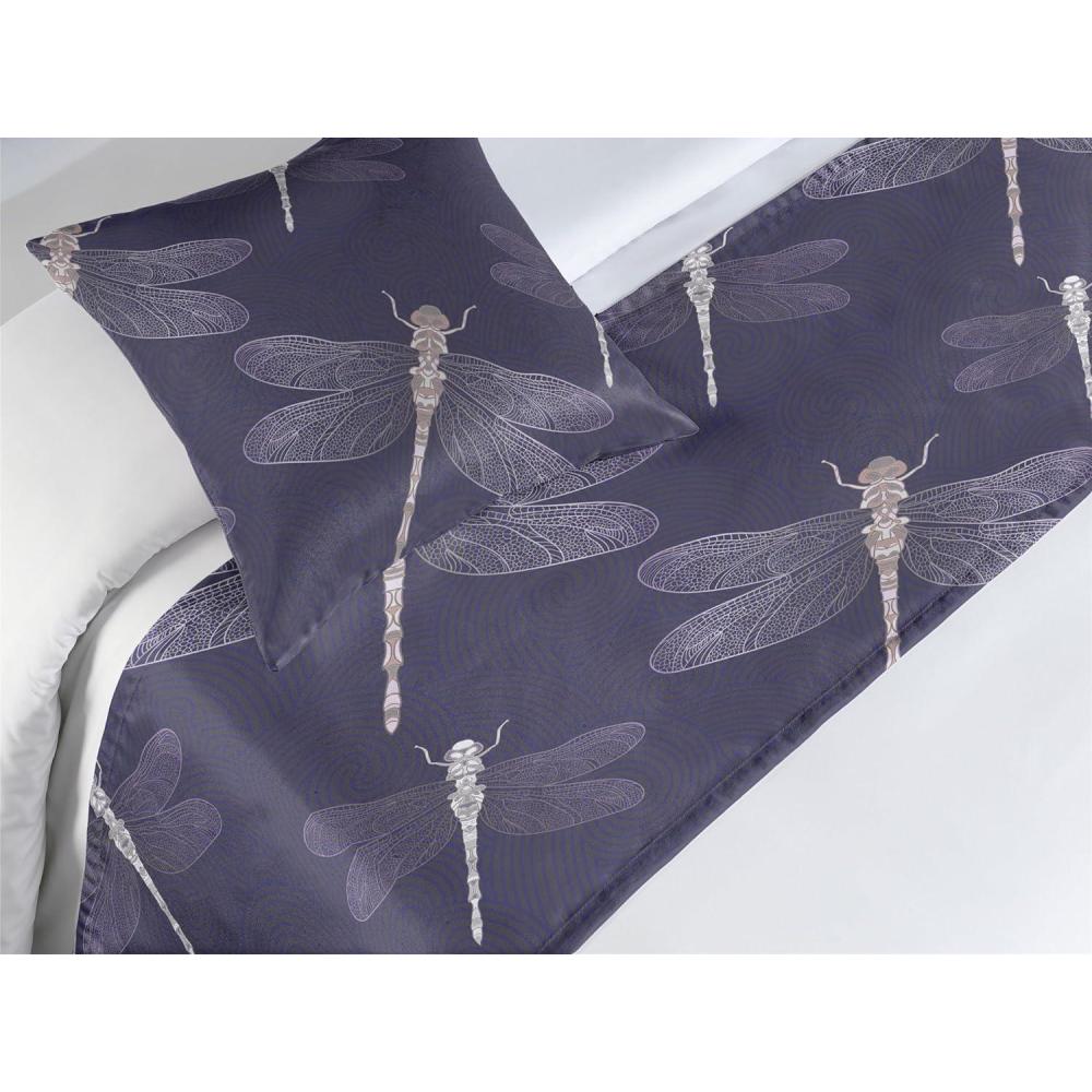 imageAmbesonne Christmas Floral Bed Runner Set Simple Design Botany Pattern Winter Rabbits Snowflakes Circles Decorative Bedding Scarf and a Pillow Sham for Hotels Homes Twin Dark Sea Green WhiteQuartz Grey Pink Ivory