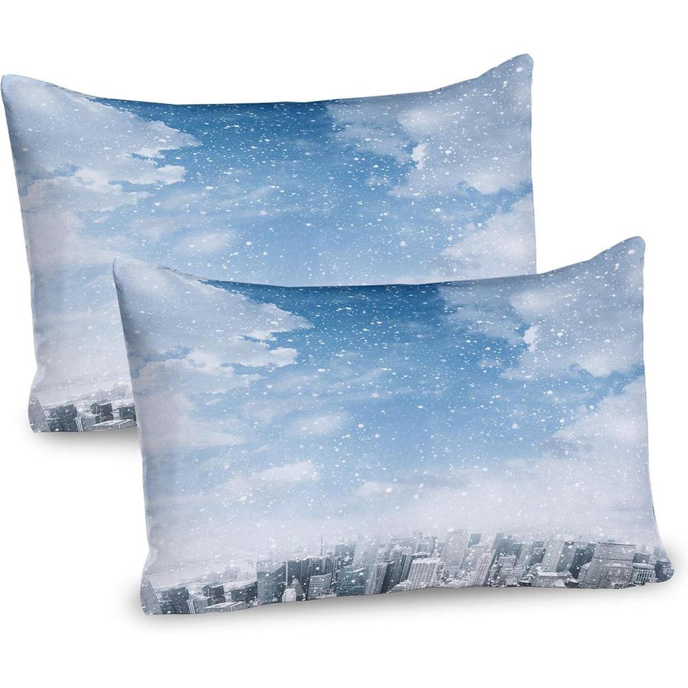 imageAmbesonne Valentines Day Pillow Sham Set of 2 Rustic Heart Over Wooden Planks Background Lovers Corner Romantic Celebration Print Quality Microfiber Bedding Item for All Seasons 26 x 20 TanBlue Grey White