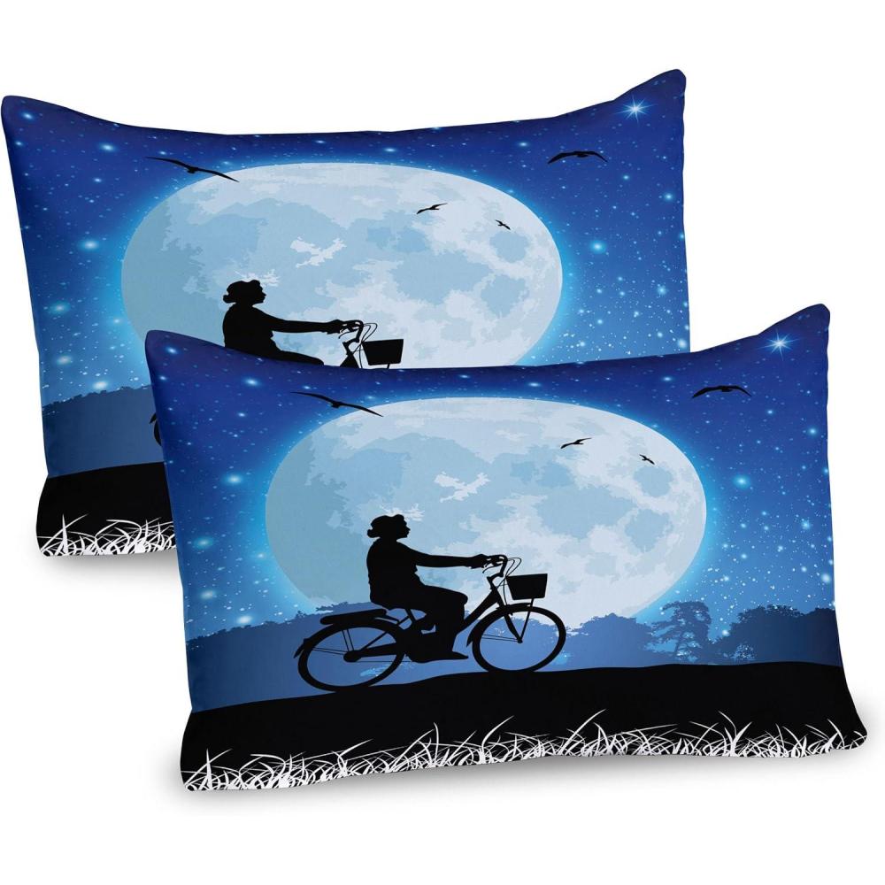 imageAmbesonne Valentines Day Pillow Sham Set of 2 Rustic Heart Over Wooden Planks Background Lovers Corner Romantic Celebration Print Quality Microfiber Bedding Item for All Seasons 26 x 20 TanBlue Black White