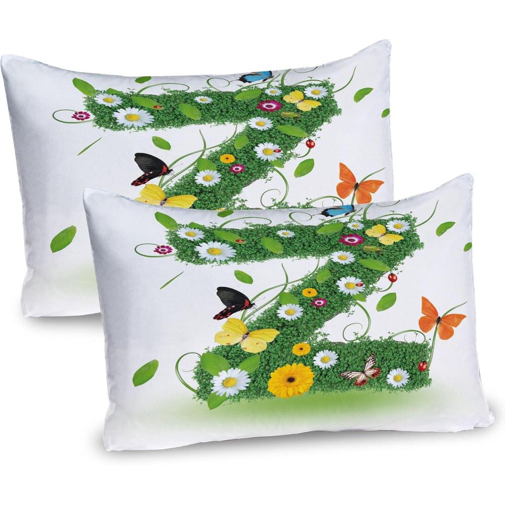 imageAmbesonne Valentines Day Pillow Sham Set of 2 Rustic Heart Over Wooden Planks Background Lovers Corner Romantic Celebration Print Quality Microfiber Bedding Item for All Seasons 26 x 20 TanGreen Multicolor