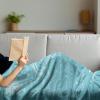 Ambesonne Aunt Gift Blanket, Custom Best Auntie Present for Birthday & Christmas from Niece Nephew, Flannel Fleece Bed & Throw Cover Filled with Appreciation Love Words, 50″ x 70″, Jade Green(Turquoise)