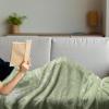 Ambesonne Aunt Gift Blanket, Custom Best Auntie Present for Birthday & Christmas from Niece Nephew, Flannel Fleece Bed & Throw Cover Filled with Appreciation Love Words, 50″ x 70″, Jade Green(Pale Green)
