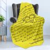 Ambesonne Aunt Gift Blanket, Custom Best Auntie Present for Birthday & Christmas from Niece Nephew, Flannel Fleece Bed & Throw Cover Filled with Appreciation Love Words, 50″ x 70″, Jade Green(Yellow)
