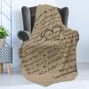 Ambesonne Aunt Gift Blanket, Custom Best Auntie Present for Birthday & Christmas from Niece Nephew, Flannel Fleece Bed & Throw Cover Filled with Appreciation Love Words, 50″ x 70″, Jade Green(Tan)