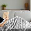 Ambesonne Aunt Gift Blanket, Custom Best Auntie Present for Birthday & Christmas from Niece Nephew, Flannel Fleece Bed & Throw Cover Filled with Appreciation Love Words, 50″ x 70″, Jade Green(White)