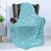 Ambesonne Aunt Gift Blanket, Custom Best Auntie Present for Birthday & Christmas from Niece Nephew, Flannel Fleece Bed & Throw Cover Filled with Appreciation Love Words, 50″ x 70″, Jade Green(Turquoise)