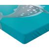 Ambesonne Christmas Fitted Sheet, Merry Christmas Lettering on an Abstract Modern Snowflake Dot Pattern, Soft Decorative Fabric Bedding All-Round Elastic Pocket, Queen Size, Charcoal Beige(Seafoam White)